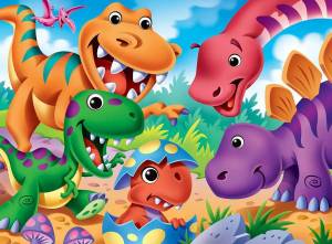 Раскраска динозавр для детей #5 #14044
