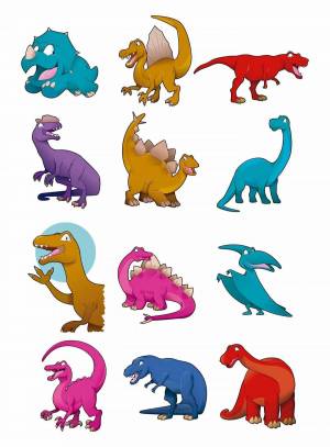 Раскраска динозавр для детей #15 #14054