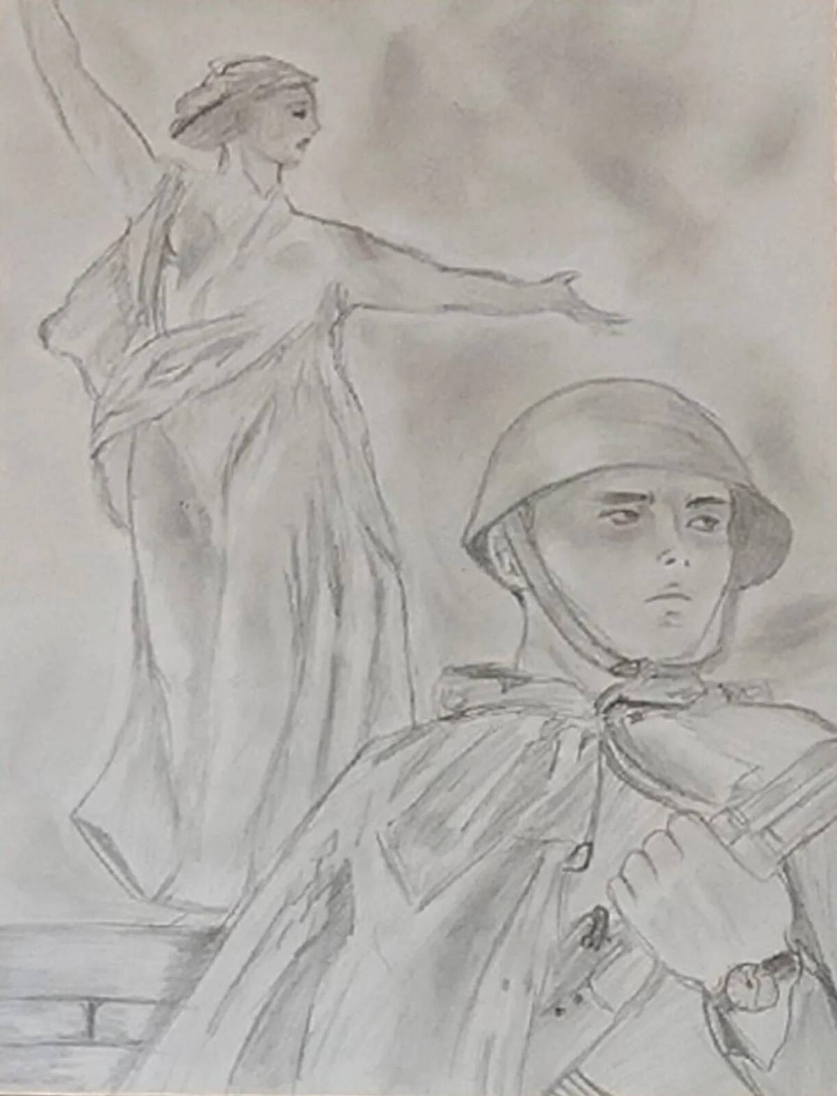 Сталинградская битва рисунок #12