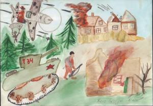Раскраска сталинградская битва на конкурс в школу #8 #157006