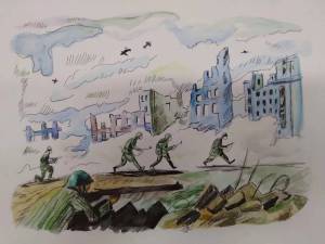 Раскраска сталинградская битва рисунок #6 #157043