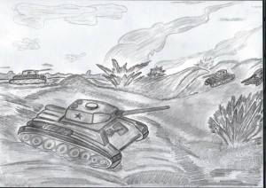 Раскраска сталинградская битва рисунок #30 #157067