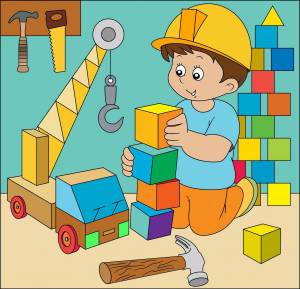Раскраска строитель для детей #1 #158127
