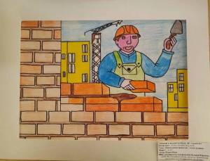 Раскраска строитель для детей #21 #158147