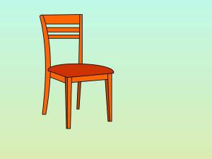 Раскраска стул для детей #10 #158246