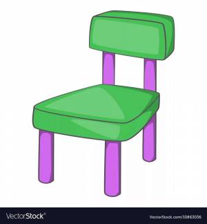 Раскраска стул для детей #19 #158255