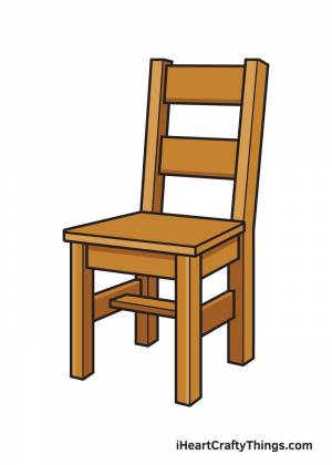 Раскраска стул для детей #33 #158269