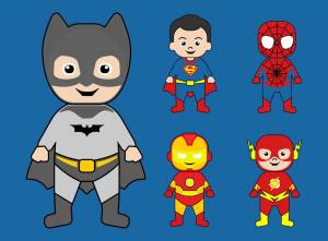 Раскраска супергерои для детей #29 #158580
