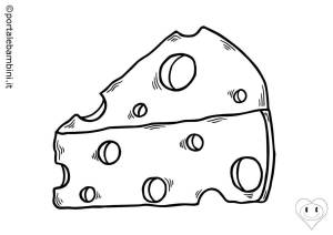Раскраска сыр для детей #26 #158919