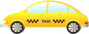 Раскраска такси для детей #11 #159298
