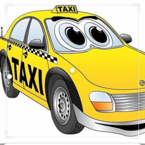 Раскраска такси для детей #14 #159301