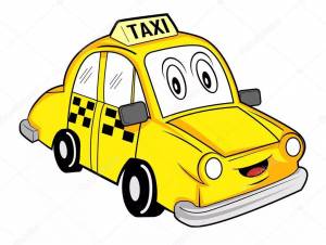 Раскраска такси для детей #16 #159303
