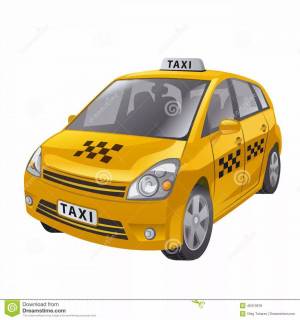 Раскраска такси для детей #22 #159309