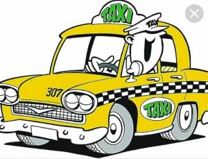Раскраска такси для детей #25 #159312