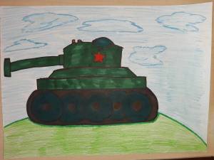 Раскраска танк для детей 7 лет #30 #159584