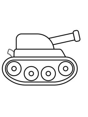 Раскраска танк для детей 7 лет #31 #159585