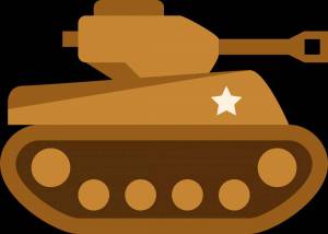 Раскраска танк картинка для детей #22 #159663