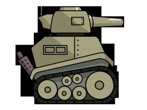 Раскраска танк картинка для детей #26 #159667