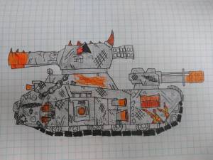 Раскраска танк левиафан #9 #159815