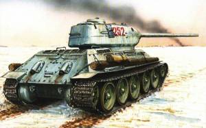 Раскраска танк т 34 #9 #159839