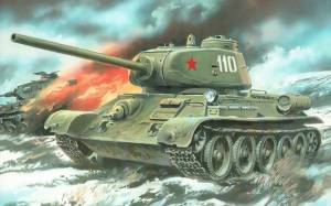 Раскраска танк т 34 #29 #159859