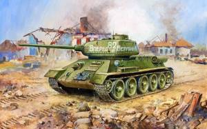 Раскраска танк т 34 #31 #159861