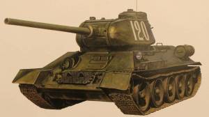 Раскраска танк т 34 #33 #159863