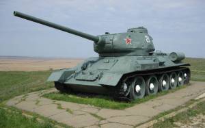 Раскраска танк т34 #1 #159869