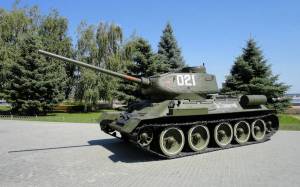 Раскраска танк т34 #2 #159870