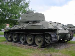 Раскраска танк т34 #16 #159884