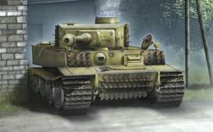 Раскраска танк тигр #3 #159910