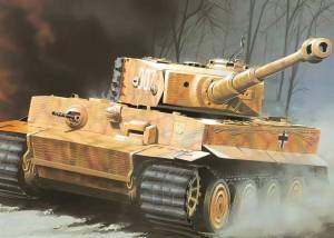 Раскраска танк тигр #12 #159919