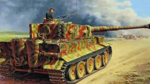 Раскраска танк тигр #17 #159924
