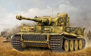 Раскраска танк тигр #19 #159926