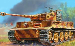 Раскраска танк тигр #20 #159927