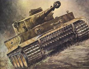 Раскраска танк тигр #26 #159933
