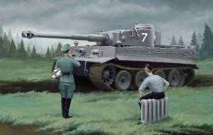 Раскраска танк тигр #28 #159935
