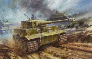 Раскраска танк тигр #32 #159939