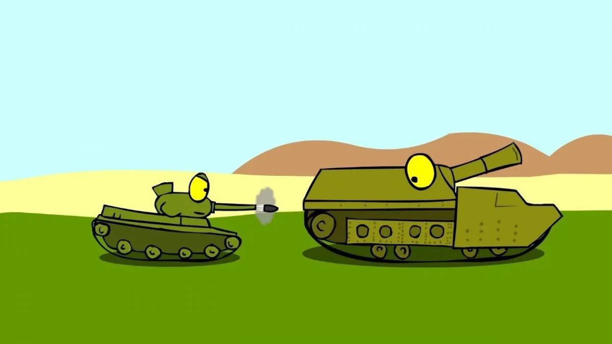 Танки из мультика про танки #16