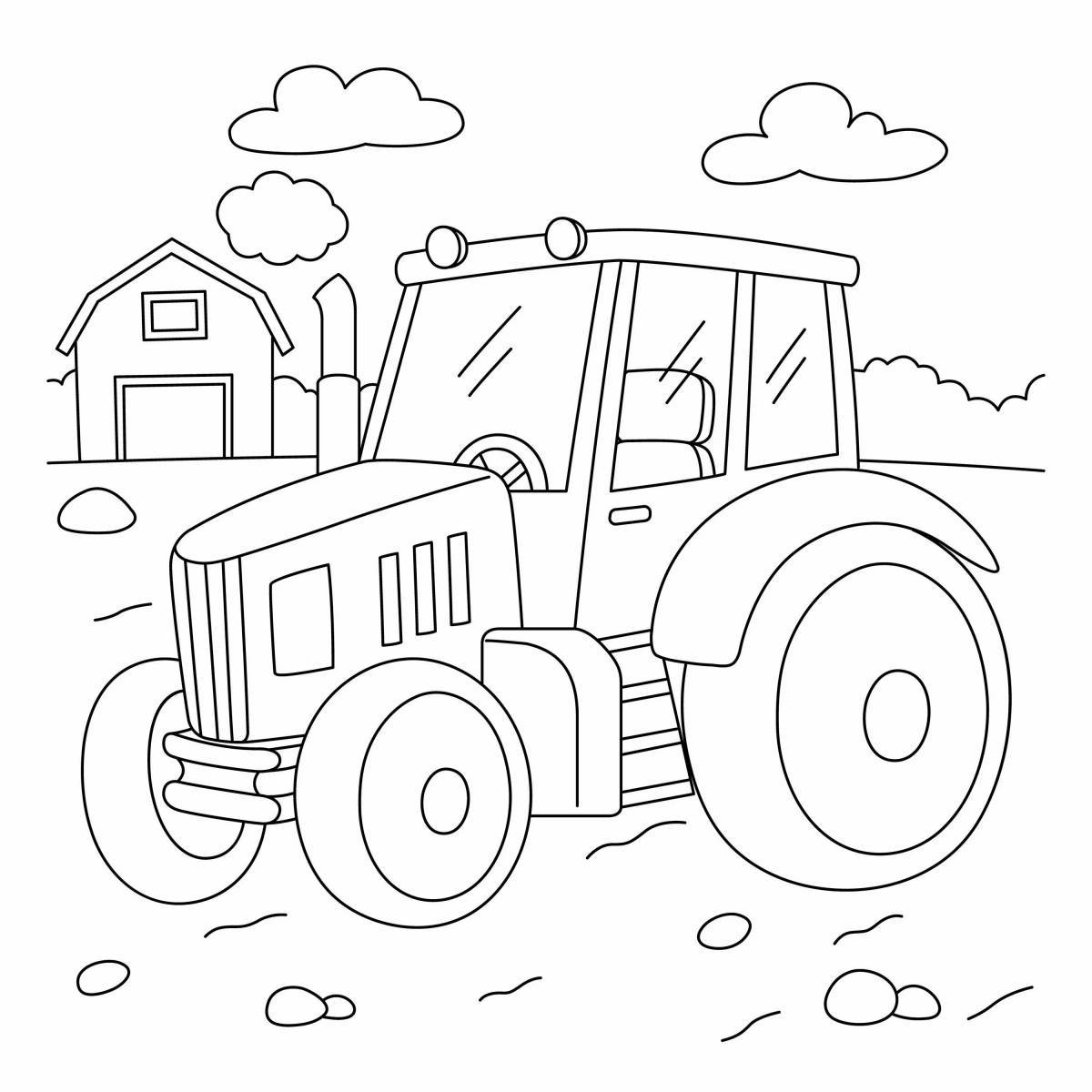 Трактор для детей 4 5 лет #1