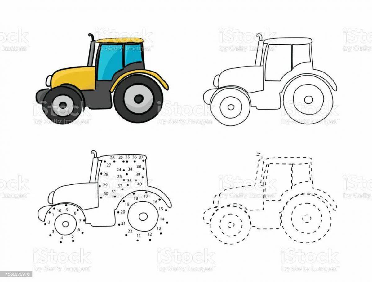 Трактор для детей 4 5 лет #4