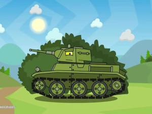 Раскраска танки из мультика про танки #6 #160062