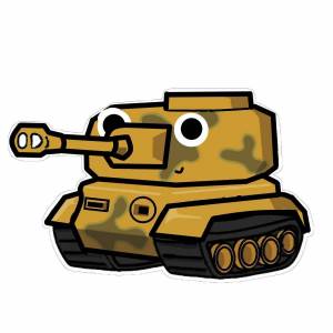 Раскраска танки мультяшные #25 #160119