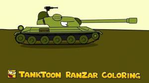 Раскраска танки мультяшные #27 #160121