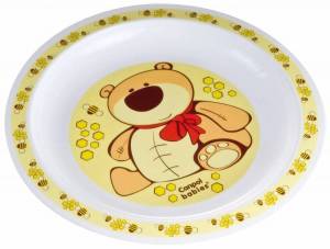 Раскраска тарелка для детей #13 #160404