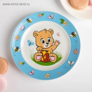 Раскраска тарелка для детей #14 #160405