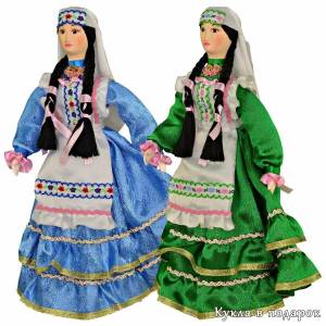 Раскраска татарский костюм национальный #20 #160514