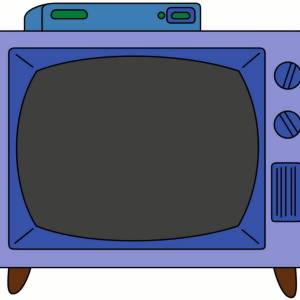 Раскраска телевизор для детей #12 #160864