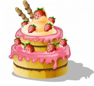Раскраска торт для детей #16 #163357