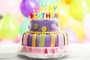 Раскраска торт на день рождения #6 #163381